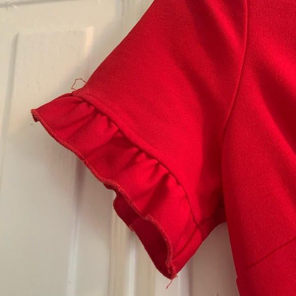 Paperdoll JUST FOR WRAPS – Ruffle Trim Wrap Dress
RED, Size Small - Picture 4 of 6
